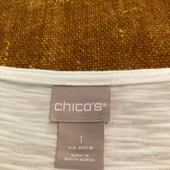 Chico’s White Summer Top - Picture 4 of 6